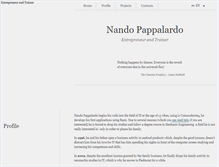 Tablet Screenshot of nandopappalardo.com